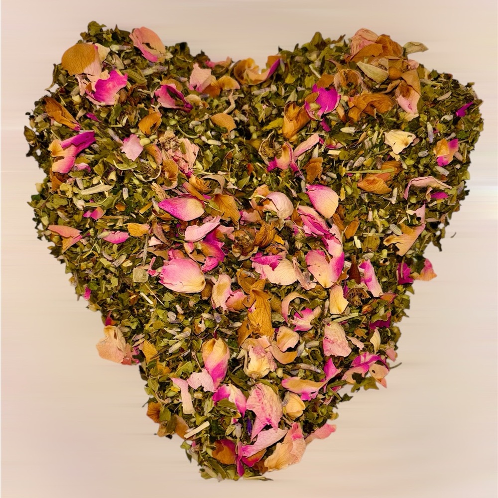 Lavender Rose Herbal Tea with Tea Strainer